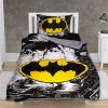 Batman Printed Quilted Comfoter & Bedsheet Pillow Set